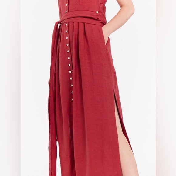 Ines de La Fressange Amber Dress in Raspberry EU 36 - Picture 3 of 16